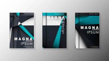 Degrade minimal geometrik desen. üçgen kapağın arka plan tasarımı