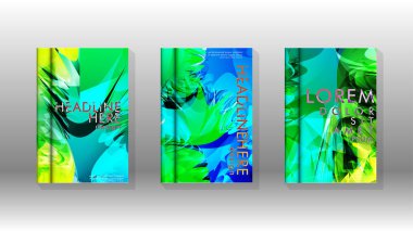 Renkli soyut sprey desenleri ile arka plan kapağı vektör tasarımı. Renk karışımı. Vektör Eps 10. Vektör çizimi