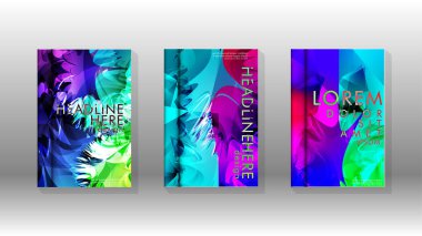 Renkli soyut sprey desenleri ile arka plan kapağı vektör tasarımı. Renk karışımı. Vektör Eps 10. Vektör çizimi