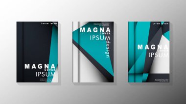 Degrade minimal geometrik desen. üçgen kapağın arka plan tasarımı