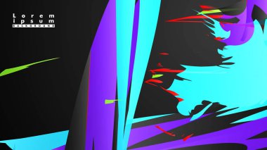 Renkli geometrik arka planlar. Basit form kompozisyonu. Eps10 vektör şablonu