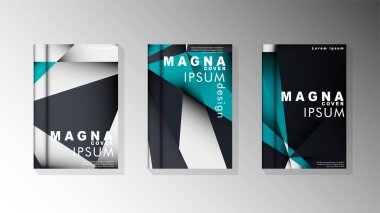 Degrade minimal geometrik desen. üçgen kapağın arka plan tasarımı