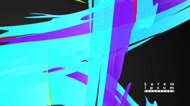 Renkli geometrik arka planlar. Basit form kompozisyonu. Eps10 vektör şablonu