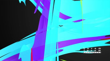 Renkli geometrik arka planlar. Basit form kompozisyonu. Eps10 vektör şablonu