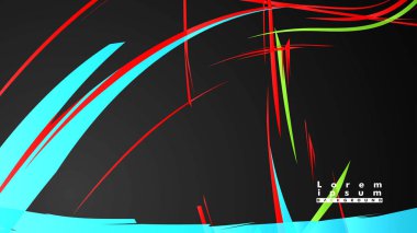 Renkli geometrik arka planlar. Basit form kompozisyonu. Eps10 vektör şablonu