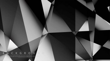 Soyut geometrik arka plan. koyu üçgen vektörü