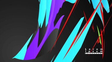 Renkli geometrik arka planlar. Basit form kompozisyonu. Eps10 vektör şablonu