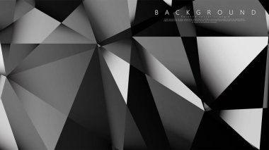 Soyut geometrik arka plan. koyu üçgen vektörü