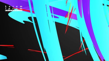 Renkli geometrik arka planlar. Basit form kompozisyonu. Eps10 vektör şablonu