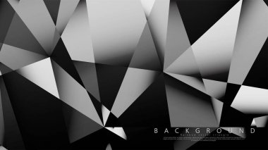 Soyut geometrik arka plan. koyu üçgen vektörü