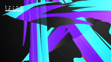 Renkli geometrik arka planlar. Basit form kompozisyonu. Eps10 vektör şablonu