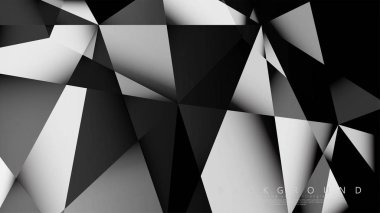 Soyut geometrik arka plan. koyu üçgen vektörü