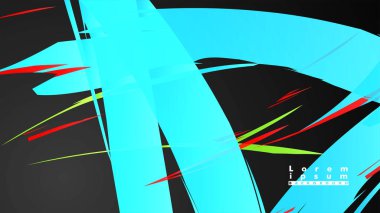 Renkli geometrik arka planlar. Basit form kompozisyonu. Eps10 vektör şablonu