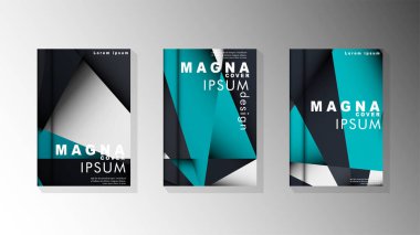 Degrade minimal geometrik desen. üçgen kapağın arka plan tasarımı