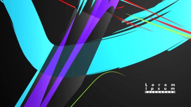 Renkli geometrik arka planlar. Basit form kompozisyonu. Eps10 vektör şablonu