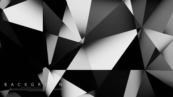 Fundo geométrico abstrato. vetor triangular escuro —  Vetores de Stock