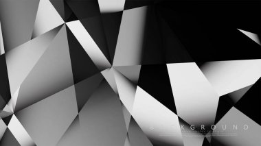 Soyut geometrik arka plan. koyu üçgen vektörü