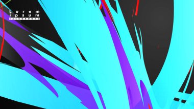 Renkli geometrik arka planlar. Basit form kompozisyonu. Eps10 vektör şablonu