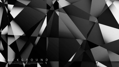 Soyut geometrik arka plan. koyu üçgen vektörü