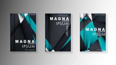 Degrade minimal geometrik desen. üçgen kapağın arka plan tasarımı