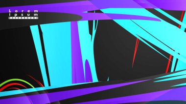 Renkli geometrik arka planlar. Basit form kompozisyonu. Eps10 vektör şablonu