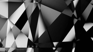 Soyut geometrik arka plan. koyu üçgen vektörü