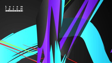 Renkli geometrik arka planlar. Basit form kompozisyonu. Eps10 vektör şablonu