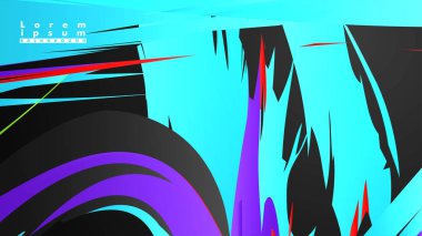 Renkli geometrik arka planlar. Basit form kompozisyonu. Eps10 vektör şablonu