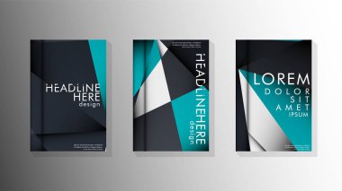 Degrade minimal geometrik desen. üçgen kapağın arka plan tasarımı