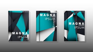 Degrade minimal geometrik desen. üçgen kapağın arka plan tasarımı