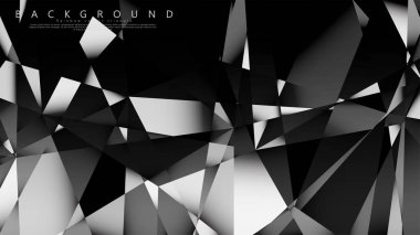 Soyut geometrik arka plan. koyu üçgen vektörü