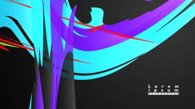 Renkli geometrik arka planlar. Basit form kompozisyonu. Eps10 vektör şablonu