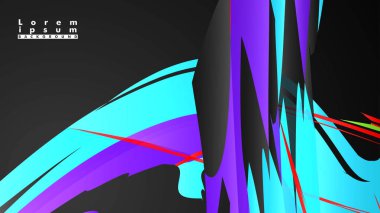 Renkli geometrik arka planlar. Basit form kompozisyonu. Eps10 vektör şablonu