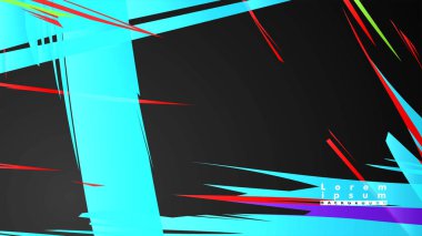 Renkli geometrik arka planlar. Basit form kompozisyonu. Eps10 vektör şablonu