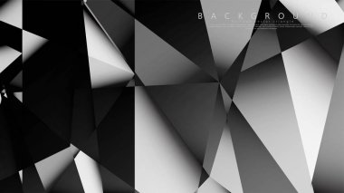 Soyut geometrik arka plan. koyu üçgen vektörü