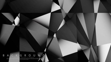 Soyut geometrik arka plan. koyu üçgen vektörü