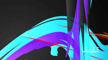 Renkli geometrik arka planlar. Basit form kompozisyonu. Eps10 vektör şablonu