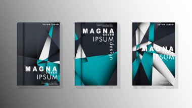 Degrade minimal geometrik desen. üçgen kapağın arka plan tasarımı