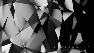 Soyut geometrik arka plan. koyu üçgen vektörü