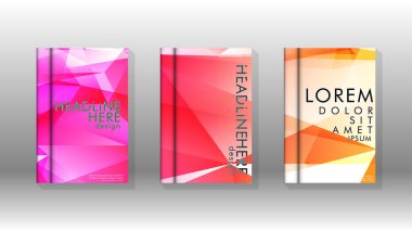 Soyut renkli ve üçgen arka plan eps 10 hazır