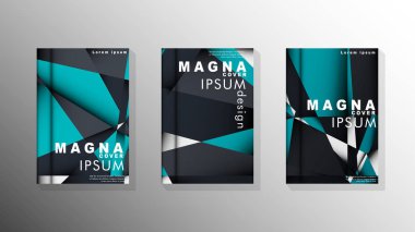 Degrade minimal geometrik desen. üçgen kapağın arka plan tasarımı