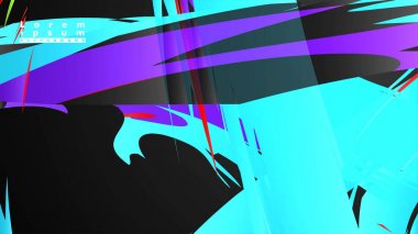 Renkli geometrik arka planlar. Basit form kompozisyonu. Eps10 vektör şablonu