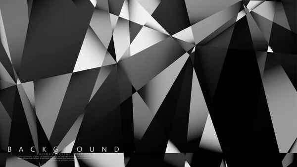 Abstract geometric background. dark triangle vector — Stock Vector