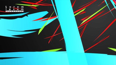 Renkli geometrik arka planlar. Basit form kompozisyonu. Eps10 vektör şablonu