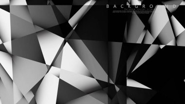 Soyut geometrik arka plan. koyu üçgen vektörü