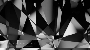 Soyut geometrik arka plan. koyu üçgen vektörü