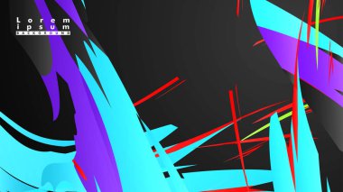 Renkli geometrik arka planlar. Basit form kompozisyonu. Eps10 vektör şablonu