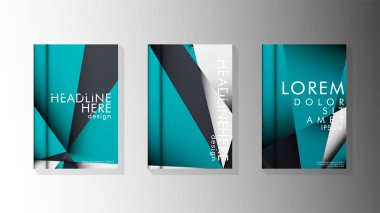 Degrade minimal geometrik desen. üçgen kapağın arka plan tasarımı