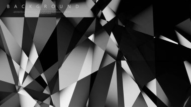 Soyut geometrik arka plan. koyu üçgen vektörü