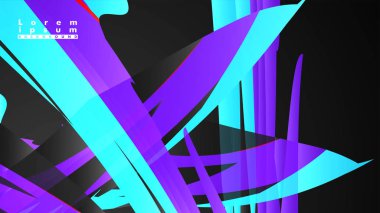 Renkli geometrik arka planlar. Basit form kompozisyonu. Eps10 vektör şablonu